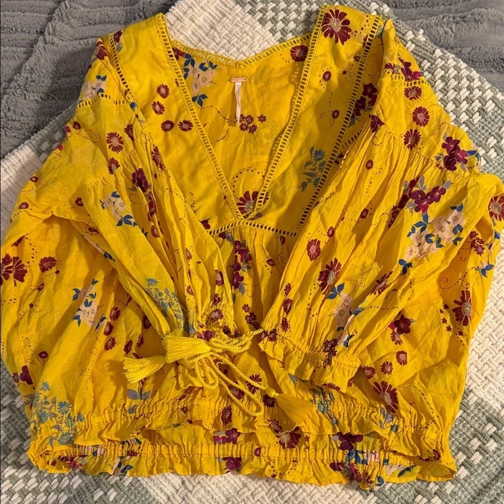 Women’s free people cropped long sleeve - Picture 4 of 7